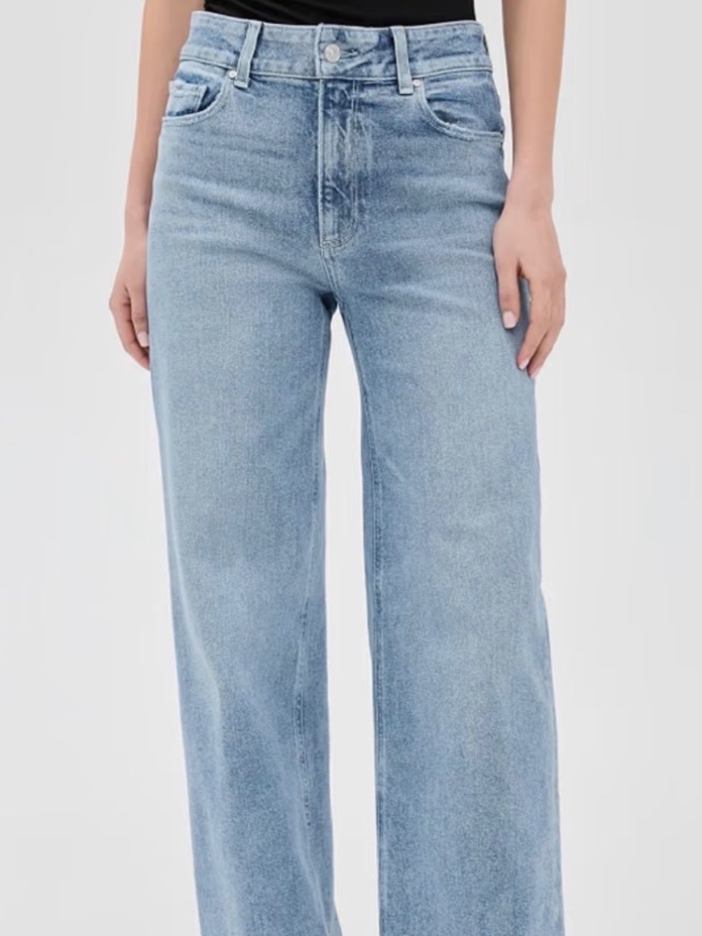Paige Sasha Wide Leg Jeans Size 31